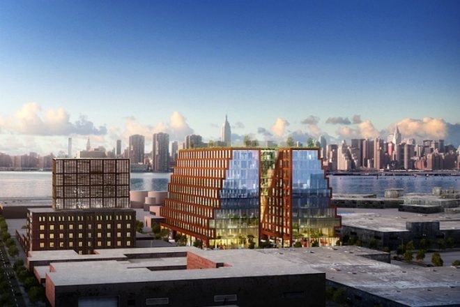 Williamsburg Generator Office, architecture, Brooklyn architecture, Heritage Equity Partners, tech hub, tech hub office space, office space brooklyn, new developments williamsburg, Kent Avenue and North 12th Street office space, urban design, glass buildings nyc,
