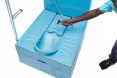 Eawag, eoos, blue diversion toilet, affordable sanitation, portable toilet, off-grid toilet, off-grid sanitation, urine fertilizer, water filtration