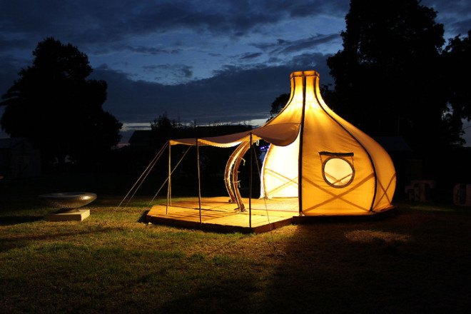 g(f)route pod, froute pod, iant grass, bamboo architecture, sustainable design, camping, tent design, bamboo tent, glamping, meditation space, handmade bamboo