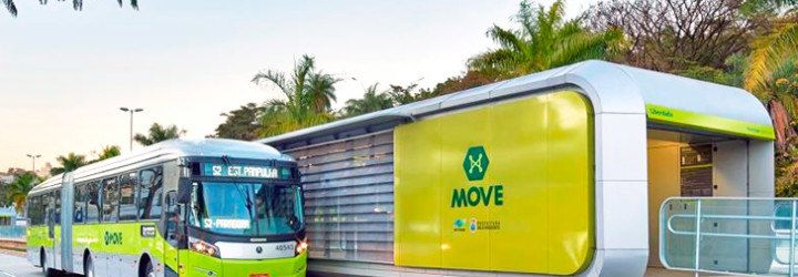 Gustavo Penna Arquiteto & Associados, bus stop, green transportation, glass facade, modular design, modular architecture, green infrastructure, metal facade, perforated facade, disabled access, design for disabled, Gustavo Penna
