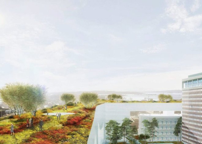 MVRDV, Oslo, Oslo business district, business quarter, Oslo business quarter, Oslo Norway, Norway, architecture competition, Oslo architecture competition