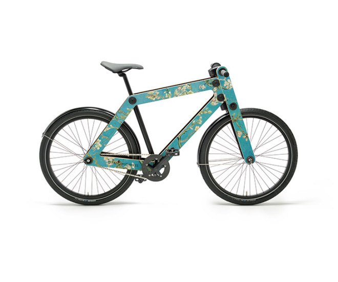 Sandwichbikes, Sandwichbikes Milan, Sandwichbikes Milan furniture fair, Sandwichbikes NEED, Van Gogh Sandwichbikes, Walnut limited edition Sandwichbikes, NEED Milan Design Week, Milan Design Week, Milan Furniture Fair, Milan NEED fair, plywood bikes, reader submission