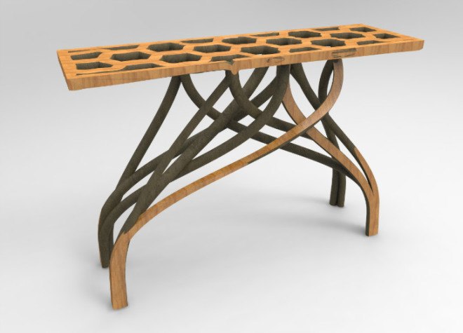 furniture, grown furniture, furniture grown in field, gavin munro, full circle furniture, furniture grown like crops, crop grown furniture, art furniture, green furniture building, furniture design, table design, chair design, grown chairs, grown tables, tree lamps, tree chairs, tree tables