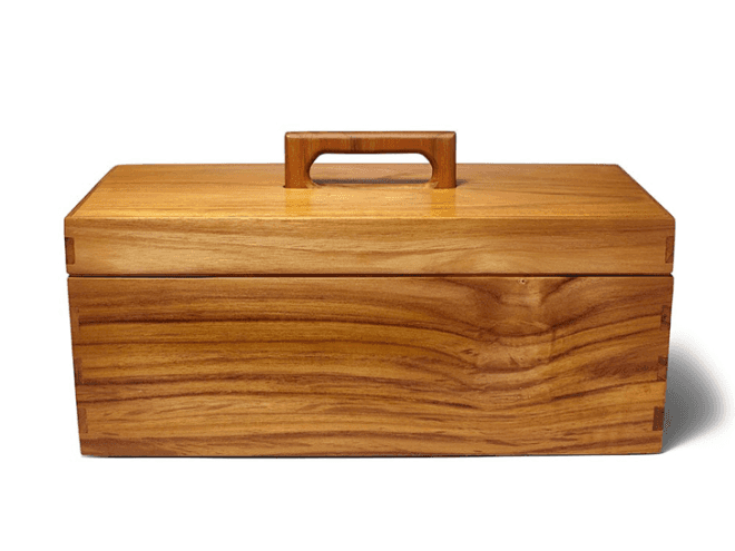 adam poritz, Abner Teak Toolbox, bklyn designs, bklyn designs 2015, brooklyn design, brooklyn designers, made in brooklyn, sustainable design, eco design, green home furnishings, nyc design, furniture made in brooklyn, brooklyn goods, goods made in brooklyn, green design