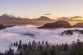 ales krivec, lake bled, ojstrica, kamnik alps, slovenia, photography, nature photography, mountainside, fog