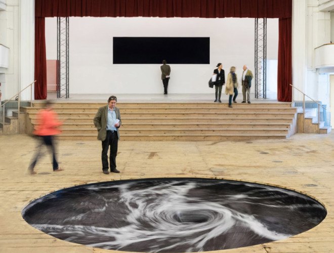 green design, eco design, sustainable design , Anish Kapoor, San Gimignano, Decension, adaptive reuse, Galleria Continua