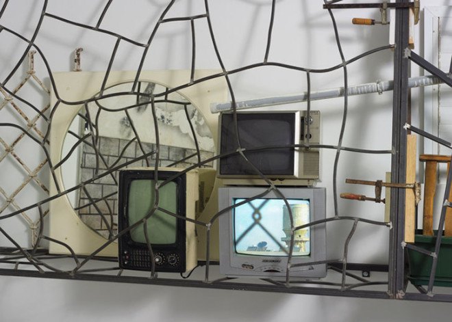 Venice Art Biennale, Venice Biennale, Tsibi Geva, Israel, temporary installation, art installation, temporary pavilion, reused car tires, found objects, green design