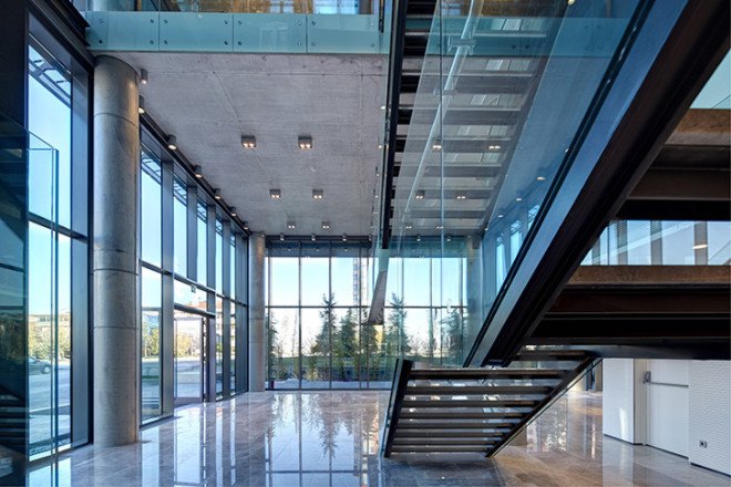 TMB Headquarters, Turkey, Avci Architects, Ankara, office building, LEED Platinum, LEED certification, green building, green architecture, mesh facade, transparent facade, ventilation system, solar power