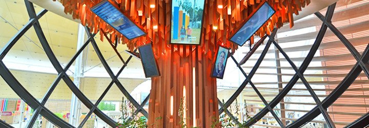World Expo, Milan Expo, World Expo 2015, 2015 Milan Expo, Azerbaijan pavilion, Milan Expo 2015, world expo, wooden facade, recycled materials, biosphere, Azerbaijan, pavilion, green architecture, timber louvers