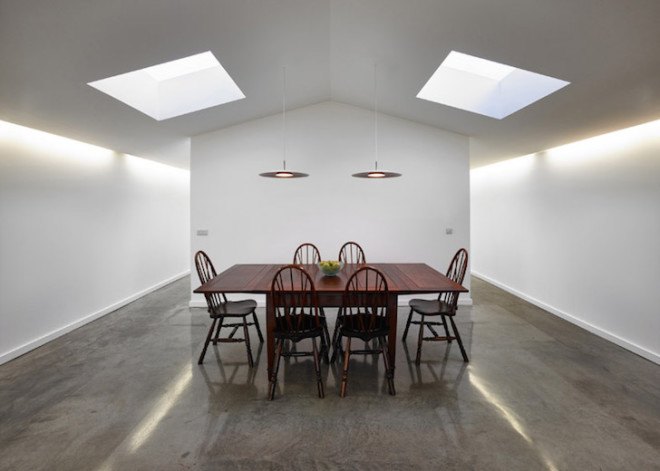Faire Chaolais, Faire Chaolais by Dualchas, Dualchas Architects, Morar, Small Isles, Scotland, holiday home, skylights, cantilever, cantilevered building, heat recovery ventilating unit, underfloor heating