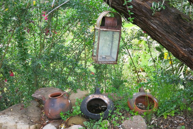 Ecolodge del Lago, Copacabana, Lake Titikaka, Adobe house, Lak'a Uta Architecture, Bolivia, vegetable garden, stepped terrace, green wall, solar water heater, stone sculptures