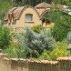 Ecolodge del Lago, Copacabana, Lake Titikaka, Adobe house, Lak'a Uta Architecture, Bolivia, vegetable garden, stepped terrace, green wall, solar water heater, stone sculptures