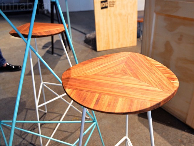 Acute Stools, Brave Space Design, bamboo furniture, Designjunction EDIT, designjunction, new york design week, nyc x design, design events, design shows, sustainable design, green design, green interiors, green products, green housewares, green furniture, sustainable furniture