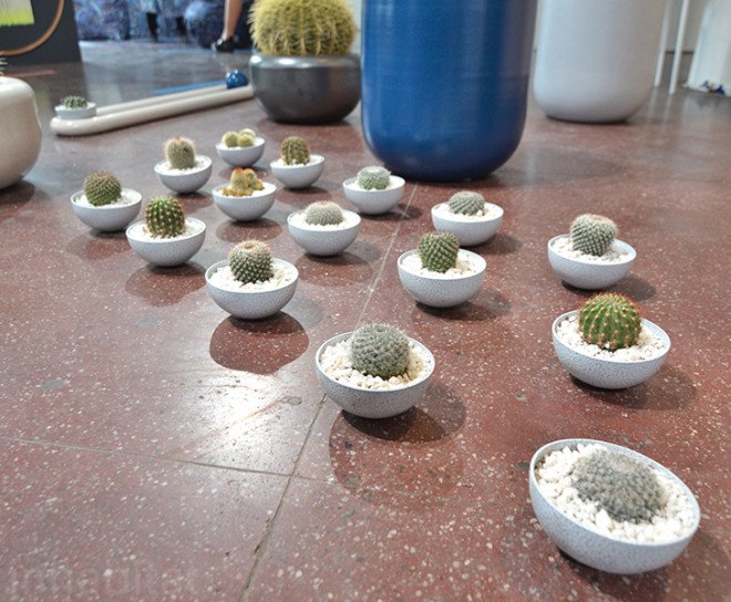 Rounded Metal Planters, Brook & Lyn, gardening, planters, sight unseen offsite, sight unseen, new york design, week, nyc x design, green design, sustainable design, design shows, design events, interior design, green furniture, green products, green interiors, sustainable furnishings