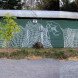 buff diss, tape art, street art, colored tape, mural, Australian artist
