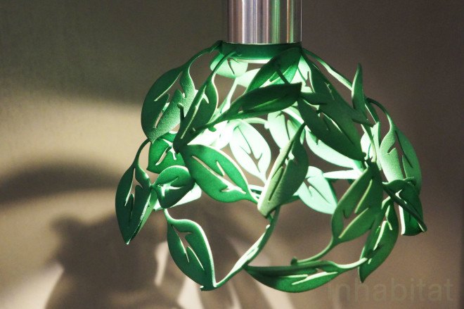 3D printed lamp, Leaf Lamp, CP Lighting, energy-efficient Lighting, green lighting, eco-friendly lighting, LED lighting, LEDs, green interiors, sustainable interiors, green design, sustainable design, new york design week, nyc x design, green products, green technology, sustainable technology