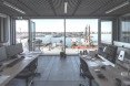 Arcgency, cargotecture, Nordhaven, shipping containers, shipping container architecture, Copenhagen, energy efficient office, cargotecture office, shipping container office, Unionkul office, Unionkul by Arcgency, natural daylight,