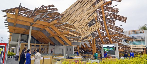 China, Land of Hope, Field of Hope, Milan Expo 2015, green design, sustainable design, eco-design, food security, Feeding the planet energy for life, Italy, bamboo, china pavilion, Tsinghua University, Studio Link-Arc
