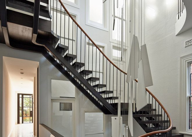 PHOOEY Architects, green renovation, melbourne, australian architects, salvaged materials, upcycling, Victorian-era house, brick house, recycled materials, natural light