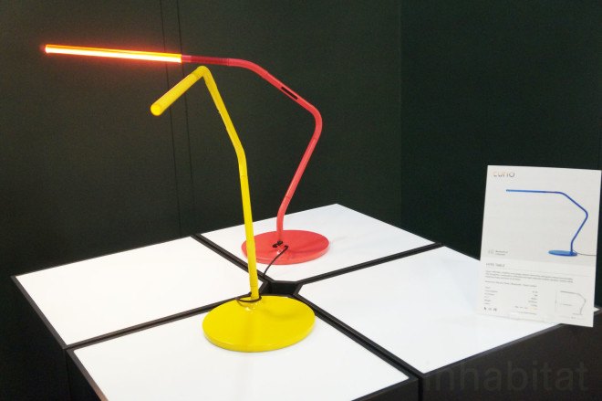 Curio, LED task lamp, bendable LEDlamp, task lamp, task lighting, desk lamp, LED desk lamp, energy-efficient Lighting, green lighting, eco-friendly lighting, LED lighting, LEDs, green interiors, sustainable interiors, green design, sustainable design, new york design week, nyc x design, green products, green technology, sustainable technology