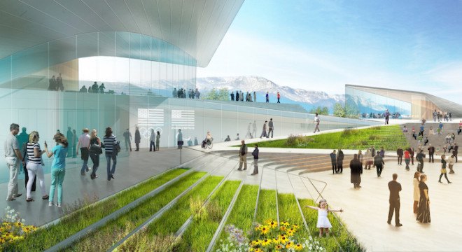architecture, architecture concepts, colorado springs, olympics, winter olympics, 2018 winter olympics, US Olympic Museum, DS+R Architects