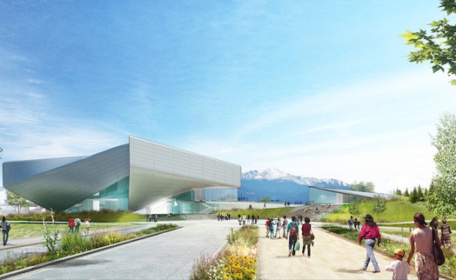 architecture, architecture concepts, colorado springs, olympics, winter olympics, 2018 winter olympics, US Olympic Museum, DS+R Architects