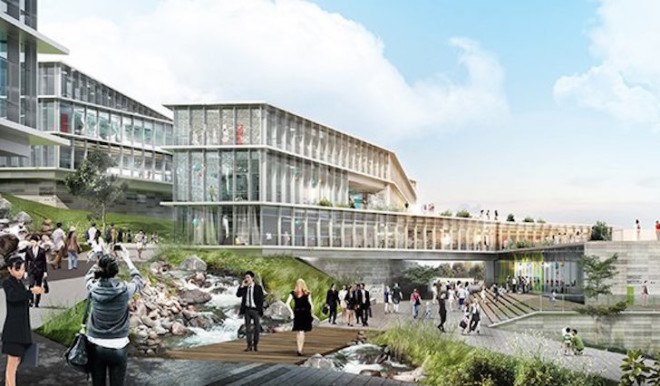 PWD Architecture, Dali, Yunnan, mixed use, mixed use development China, Dali Creative Area, natural ventilation, natural daylight, natural topography, terraced buildings, terraces, green roof