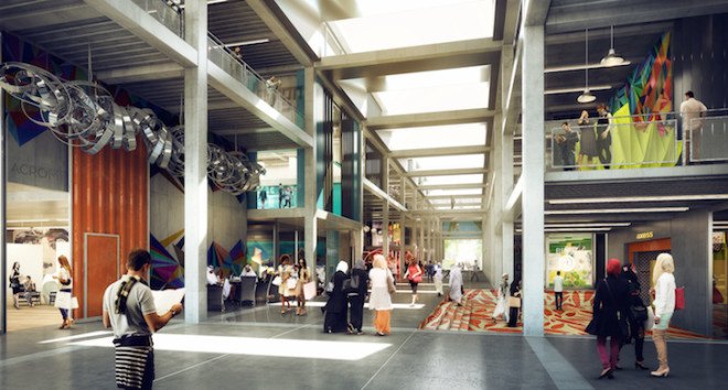 Dubai Design District, d3, Dubai, UAE, United Arab Emirates, design incubator, arts district, passive design, Foster & Partners, coworking spaces, communal spaces, climate control, sustainable design, urban design, design district dubai