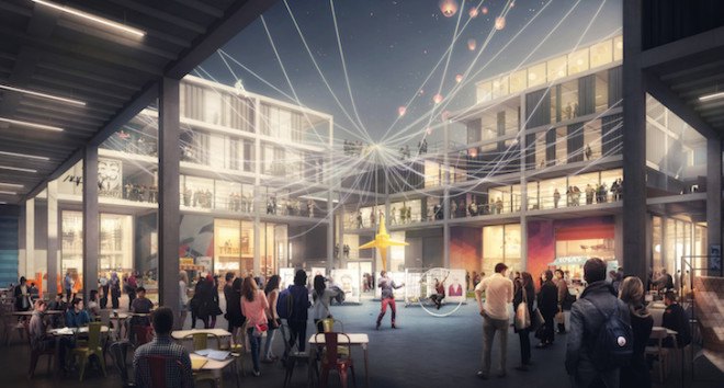 Dubai Design District, d3, Dubai, UAE, United Arab Emirates, design incubator, arts district, passive design, Foster & Partners, coworking spaces, communal spaces, climate control, sustainable design, urban design, design district dubai