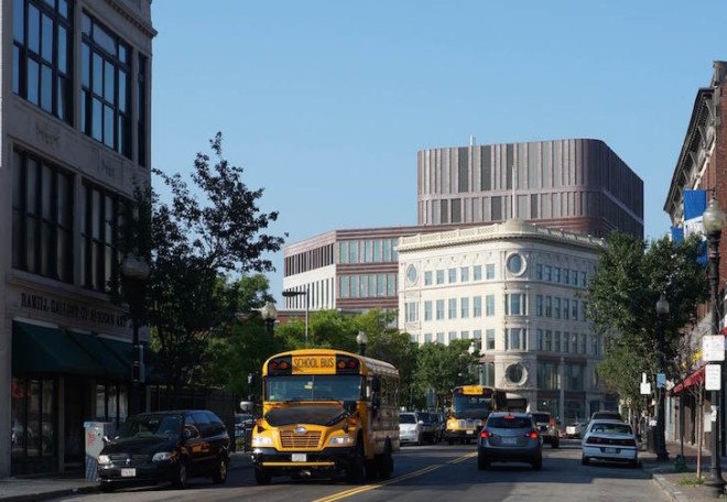 Mecanoo, Sasaki Associates, Sasaki, Mecanoo architects, Bruce C Bolling Municipal Center, Boston architecture, Dudley Square, Dudley Square Boston, Boston Public Schools, Roxbury building, brick work, community oriented design, community oriented architecture