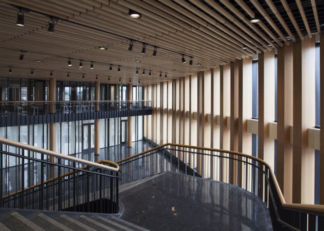 Mecanoo, Sasaki Associates, Sasaki, Mecanoo architects, Bruce C Bolling Municipal Center, Boston architecture, Dudley Square, Dudley Square Boston, Boston Public Schools, Roxbury building, brick work, community oriented design, community oriented architecture