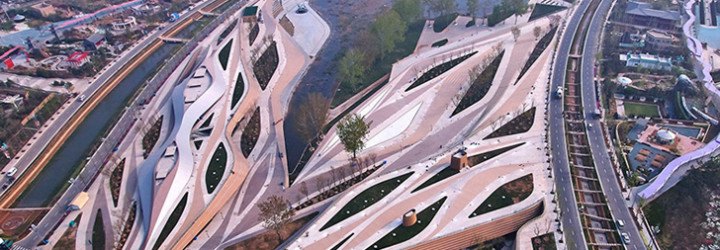 HHD_FUN, China, International Horticultural Exposition 2014, horticulture, green roof, landscape architecture, wooden walkways, rooftop garden, Chinese architects, green architecture