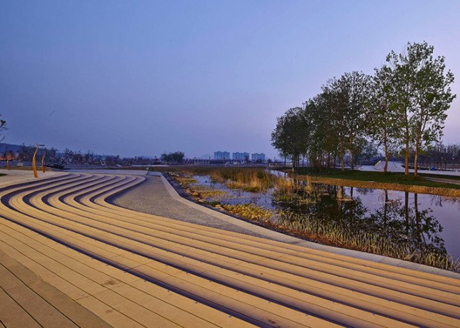 HHD_FUN, China, International Horticultural Exposition 2014, horticulture, green roof, landscape architecture, wooden walkways, rooftop garden, Chinese architects, green architecture