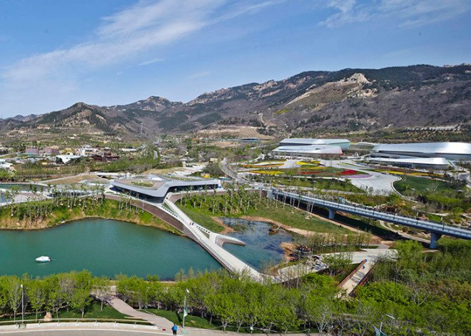 HHD_FUN, China, International Horticultural Exposition 2014, horticulture, green roof, landscape architecture, wooden walkways, rooftop garden, Chinese architects, green architecture