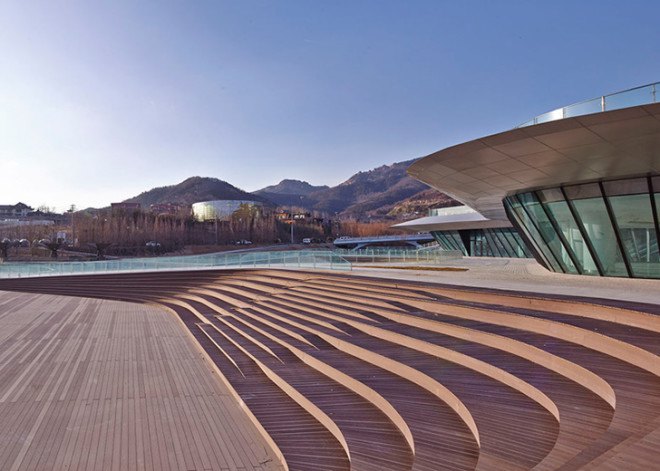 HHD_FUN, China, International Horticultural Exposition 2014, horticulture, green roof, landscape architecture, wooden walkways, rooftop garden, Chinese architects, green architecture