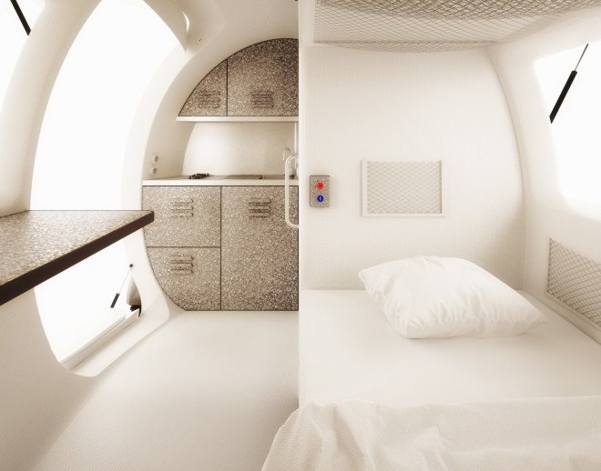 Ecocapsule, Ecocapsule by Nice Architects, Nice architects, egg-shaped house, egg-shaped architecture, portable house, tiny house, micro shelter, off grid house, off grid architecture, rainwater collection, solar power, wind power