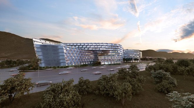 Zaha Hadid Architects, Mexico, Esfera City Center, honeycomb, solar gain, passive cooling, residential architecture, public spaces, public park, CPTED, green buildings
