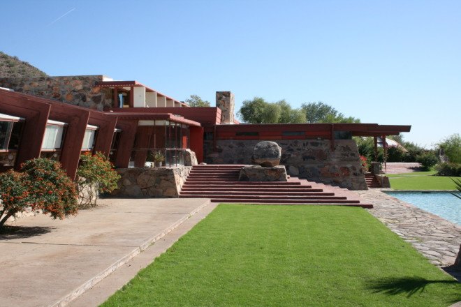 frank lloyd wright, taliesin west, taliesin, led lighting, energy efficient lighting, net zero energy properties, net zero energy homes, net zero energy lighting upgrades