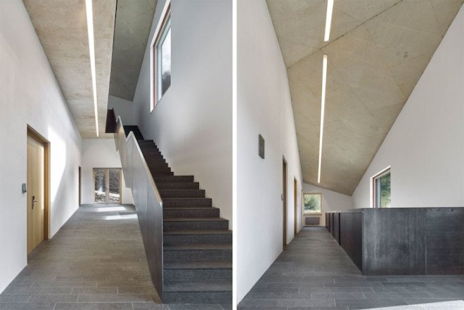 Barkow Leibinger, passive energy rating, Waischenfeld, Fraunhofer Institute for Integrated Circuits IIS, Fraunhofer Research Campus by Barkow Leibinger, standing seam copper, larch, patina, energy efficient, timber truss work, post and beam