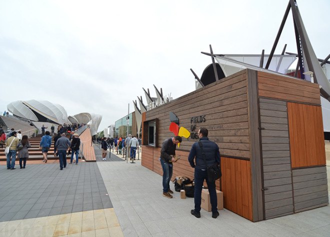 German pavilion, Milan Expo 2015, world expo, Schmidhuber, Messe Frankfurt, canopy, food production, sustainable food, temporary pavilion, food consumption, biodiversity, nutrition