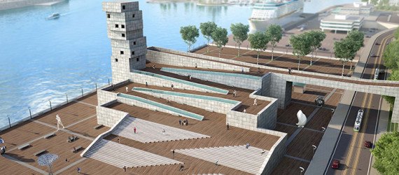 Archohm, Indian architects, Guggenheim Helsinki Museum, design competition, competition proposal, art museum, green architecture, waterfront, Finland