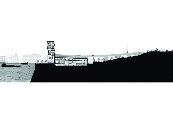 Archohm, Indian architects, Guggenheim Helsinki Museum, design competition, competition proposal, art museum, green architecture, waterfront, Finland