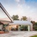 PROD Arquitectura, Portugal, House of Four Houses, green architecture, pitched roof, vernacular architecture, natural light, mezzanine, deck terrace, mobile partitions, glass-to-ceiling windows