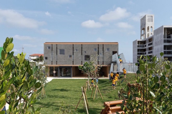 typhoons, Taiwan, Japan, children's architecture, architecture for kids, Japanese architecture, school design, school architecture, weather-related design, weather architecture