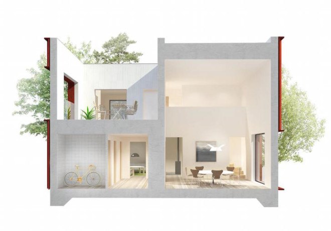 Hemnet, Hemnet House, Hemnet House by Tham & Videgård, Tham & Videgård, big data architecture, crowdsourcing architecture design, house of clicks, Swedish house, Swedish architecture