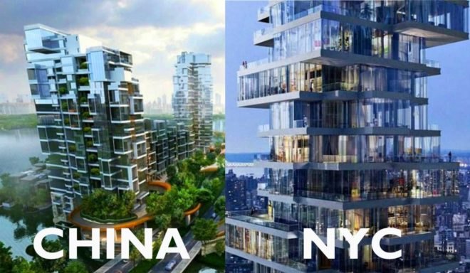 Herzog and de Meuron building, tribeca building, jenga building tribeca, nyc architecture, chinese copycat buildings, chinese architecture, nyc buildings, tribeca jenga complex, wide horizon, 5+ design, high rise buildings nyc, nyc curbed