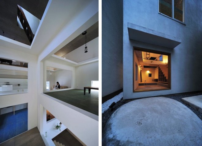 Hiroyuka Shnozaki Architects, House T, Ninja House, Tokyo, Japan, Japanese design, green design, sustainable design, eco-design, space management, home office, tiny homes