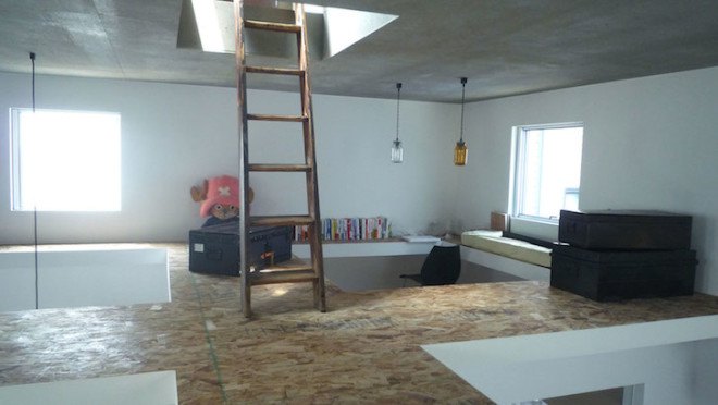 Hiroyuka Shnozaki Architects, House T, Ninja House, Tokyo, Japan, Japanese design, green design, sustainable design, eco-design, space management, home office, tiny homes