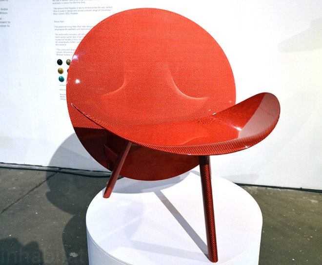 Halo Chair, Hypetex, carbon fiber chair, Designjunction EDIT, designjunction, new york design week, nyc x design, design events, design shows, sustainable design, green design, green interiors, green products, green housewares, green furniture, sustainable furniture