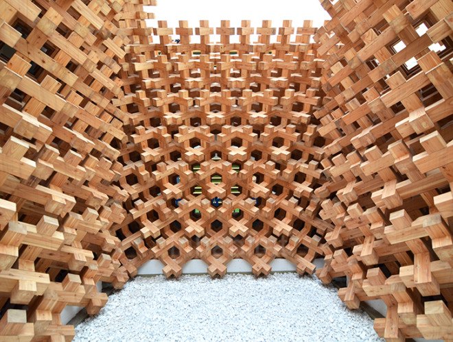 World Expo 2015, Japan, Milan Expo, Milan Expo 2015, wooden architecture, green design, sustainable design, eco-design, japanese food, japan culture, Utsuwa pavilion, Atsushi Kitagawara, traditional design, vernacular,